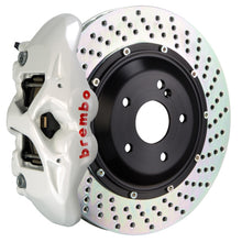 Load image into Gallery viewer, Brembo 07-13 X5 Rear GT BBK 4 Piston Cast 380x28 2pc Rotor Drilled-White