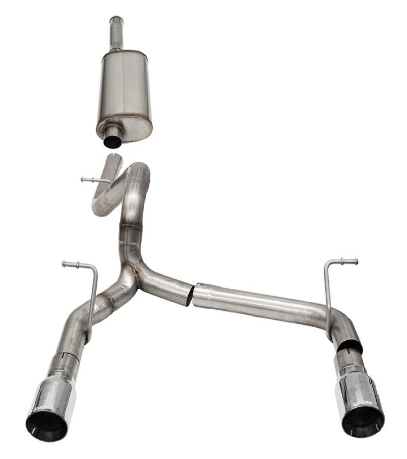 Corsa 18-21 Jeep Wrangler JLU 3.6L 2.75in Sport Cat-Back Exhaust w/ 4in Tips