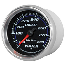 Load image into Gallery viewer, Autometer Cobalt 66.7mm 140-280 degree F. Water Temprature  Gauge