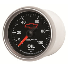 Load image into Gallery viewer, Autometer Sport-Comp II GM 52mm 0-100 PSI Mechanical Oil Pressure Gauge