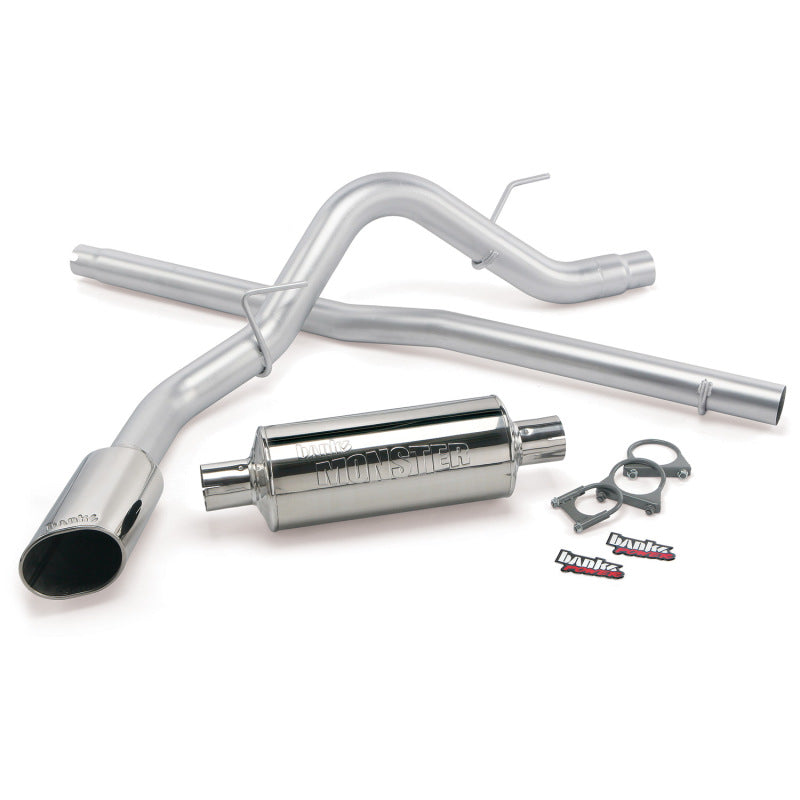 Banks Power 04-08 Ford F-150/Lincoln ECSB Monster Exhaust System - SS Single Exhaust w/ Chrome Tip