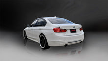 Load image into Gallery viewer, Corsa 12-14 BMW 335i Sedan RWD F30 3in Black Touring Dual Rear Single 3.5in Tip Cat-Back Exhaust