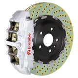 Brembo 05-07 Quattroporte Front GT BBK 6 Piston Cast 380x34 2pc Rotor Drilled-Silver