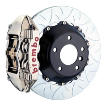 Load image into Gallery viewer, Brembo 01-04 996 C4S Rear GTR BBK 4 Piston Billet 380x28 2pc Rotor Slotted Type3-Nickel