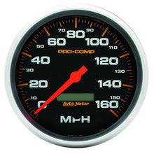 Load image into Gallery viewer, Autometer Pro-Comp 3 3/8in 160mph Electric Speedometer w/ LCD Odometer