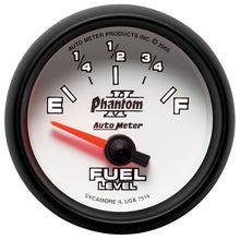 Load image into Gallery viewer, Autometer Phantom II 2-1/16in 240E - 33F OHM Electric Fuel Level Gauge