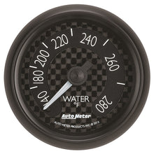 Load image into Gallery viewer, Autometer GT Series 52mm Mechanical 140-280 Deg F Water Temperature Gauge