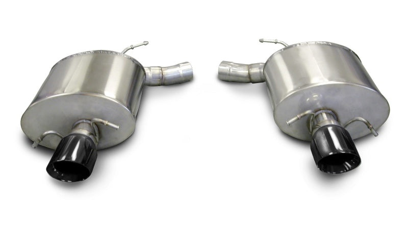 Corsa 09-13 Cadillac CTS Sedan V 6.2L V8 Black Touring Axle-Back Exhaust