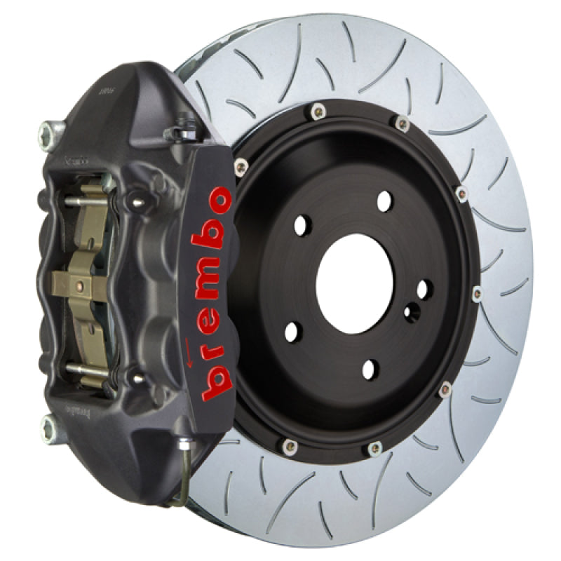 Brembo 17+ LC500/18+ LS500 Rear GTS BBK 4 Piston Cast 380x28 2pc Rotor Slotted Type-3-Black HA