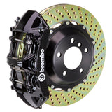 Brembo 07-08 G35/G35S Sedan Front GT BBK 6 Piston Cast 355x32 2pc Rotor Drilled-Black