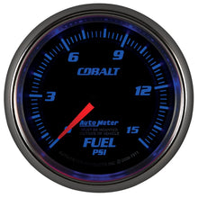 Load image into Gallery viewer, Autometer Cobalt 2-5/8in  Mechanical Fuel Pressure Gauge 0-15 PSI