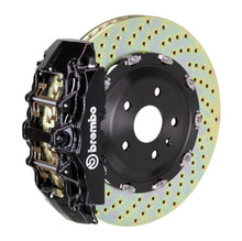 Load image into Gallery viewer, Brembo 10-15 Camaro SS Front GT BBK 6 Piston Cast 380x34 2pc Rotor Drilled-Black