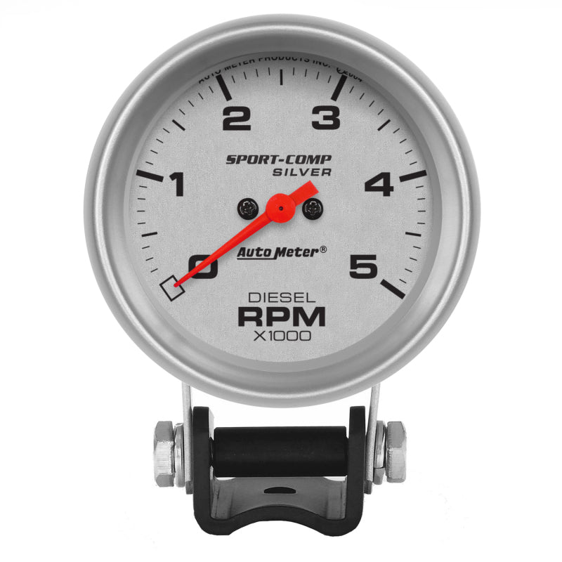 Autometer Ultra-Lite 2-5/8in Pedestal Diesel Tachometer 0-5000 RPM