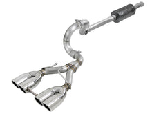 Load image into Gallery viewer, aFe Rebel Series 2.5in 304 SS Cat-Back Exhaust w/ Polished Tip 18-20 Jeep Wrangler (JL)