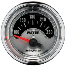 Load image into Gallery viewer, Autometer American Muscle 52mm Short Sweep Electric 250 Deg  F Water Temp Gauge