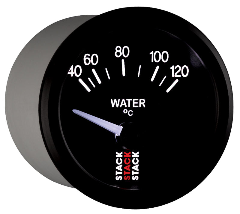 Autometer 52mm Stack Instruments 40-120 Degree C Electric Water Temperature Gauge - Black