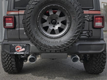 Load image into Gallery viewer, aFe Rebel Series 2.5in 304 SS Cat-Back Exhaust w/ Black Tips 2018+ Jeep Wrangler (JL) V6 3.6L