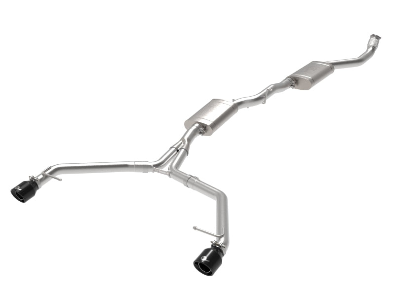 afe MACH Force-Xp 13-16 Audi Allroad L4 SS Cat-Back Exhaust w/Black Tips