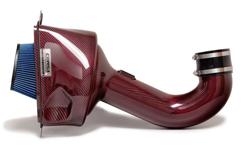 Corsa 15-19 Chevrolet Corvette C7 Z06 6.2L V8 Red Carbon Fiber Air Intake (Does Not Fit ZR1)