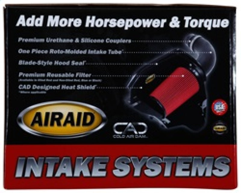 Airaid 05-07 Jeep Grand Cherokee 3.7L CAD Intake System w/ Tube (Dry / Red Media)