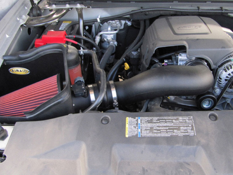 Airaid 09-13 GM Truck/SUV (w/ Elec Fan/excl 11 6.0L) MXP Intake System w/ Tube (Oiled / Red Media)