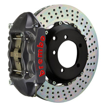 Load image into Gallery viewer, Brembo 07-15 TT 3.2L/09-15 TTS/12-13 TT RS Rr GTS BBK 4 Pist Cast 328x28 2pc Rotor Drilled-Black HA