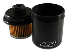 Load image into Gallery viewer, AEM 94-01 Acura Integra / 94-97 Honda Accord / 96-00 Civic / 97-01 Prelude Black Fuel Filter Kit