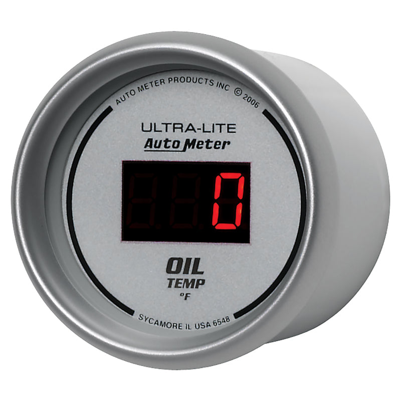 Autometer Ultra-Lite 52MM 0-340 Deg F Digital Oil Temperature