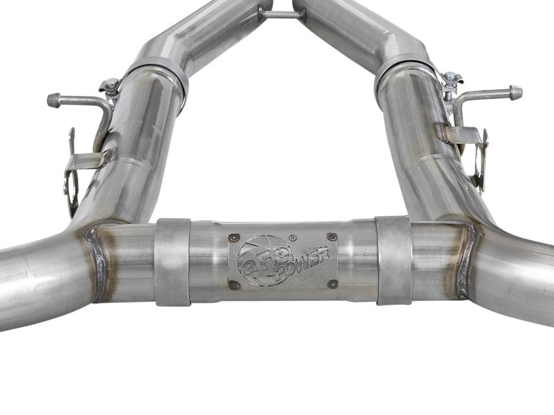 aFe MACH Force-Xp 3in 304 SS Cat-Back Exhaust 15-20 Dodge Charger Hellcat V8-6.2L/6.4L w/o Muffler