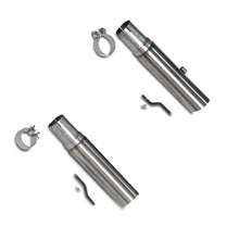 Load image into Gallery viewer, BBK 86-04 Mustang Cat Back Kit Varitune Mufflers Stainless Steel Tips