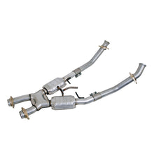 Load image into Gallery viewer, BBK 86-93 Mustang 5.0 High Flow X Pipe With Catalytic Converters - 2-1/2