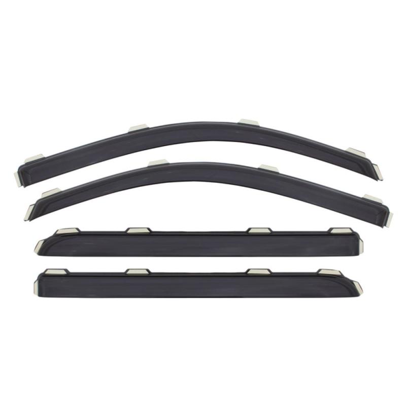 AVS 14-18 Toyota Highlander Ventvisor In-Channel Front & Rear Window Deflectors 4pc - Smoke