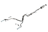 Borla F-150 2021 5.0L 4dr CC SB EC STB Lariat/KR/Platinum/LTD 3/2.25 SRE Cat-Back S-Type CHR Tips