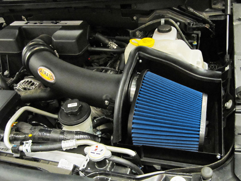 Airaid 10-14 Ford SVT Raptor / 11-13 F-150 6.2L CAD Intake System w/ Tube (Dry / Blue Media)