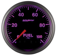 Load image into Gallery viewer, Autometer Elite 52mm 0-100 PSI Fuel Pressure Peak &amp; Warn w/ Electronic Control Gauge